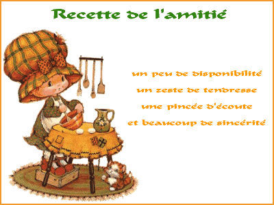 la recette de l'amiti